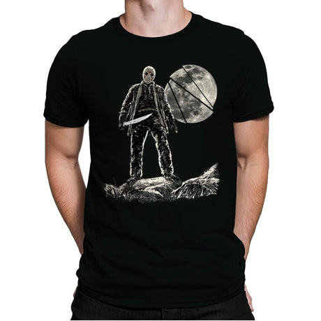 Moon Slasher - Mens Premium T-Shirts RIPT Apparel Small / Black