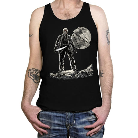 Moon Slasher - Tanktop Tanktop RIPT Apparel X-Small / Black