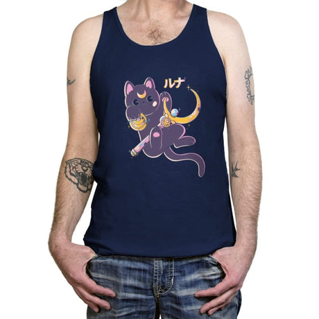 Moon - Tanktop Tanktop RIPT Apparel X-Small / Navy