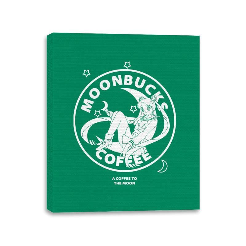 Moonbucks - Canvas Wraps Canvas Wraps RIPT Apparel 11x14 / Kelly