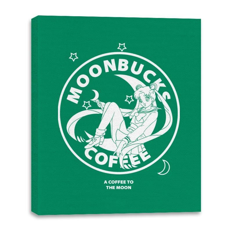 Moonbucks - Canvas Wraps Canvas Wraps RIPT Apparel 16x20 / Kelly