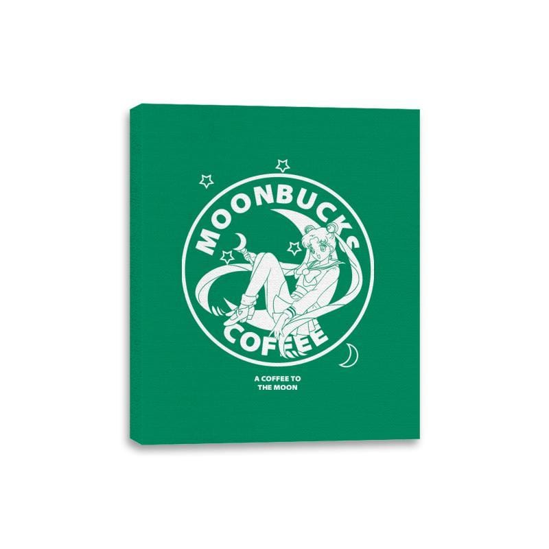 Moonbucks - Canvas Wraps Canvas Wraps RIPT Apparel 8x10 / Kelly