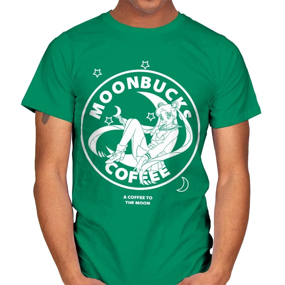 Moonbucks - Mens T-Shirts RIPT Apparel Small / Kelly