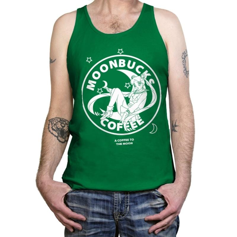 Moonbucks - Tanktop Tanktop RIPT Apparel X-Small / Kelly