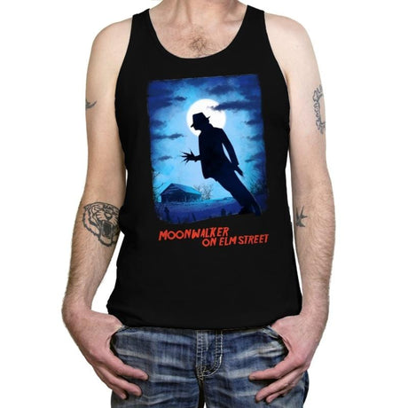 Moonwalker on Elm Street - Tanktop Tanktop RIPT Apparel X-Small / Black