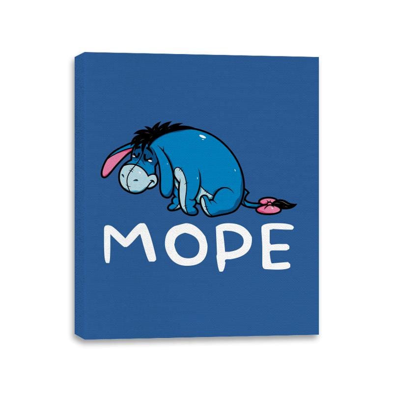 Mope - Canvas Wraps Canvas Wraps RIPT Apparel 11x14 / Royal