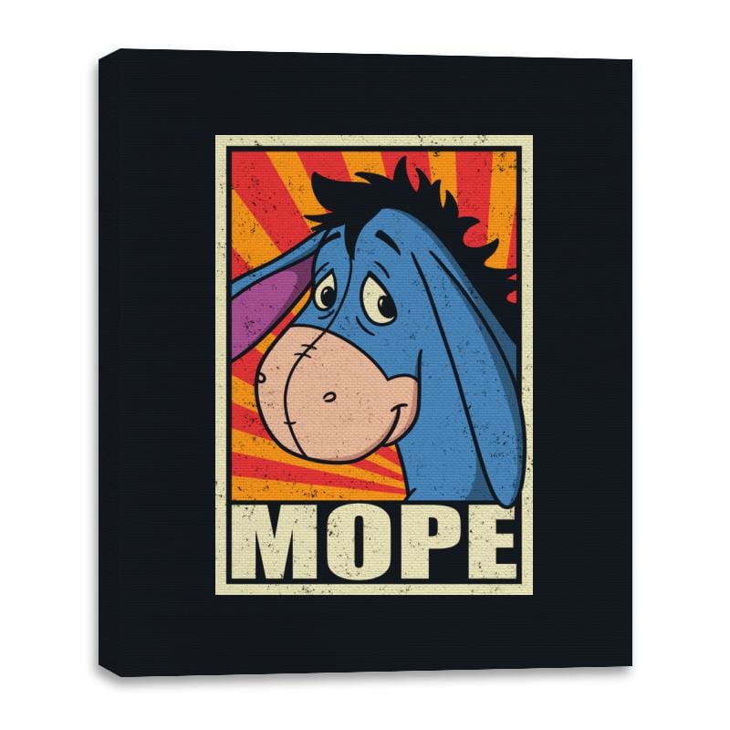 Mope - Canvas Wraps Canvas Wraps RIPT Apparel 16x20 / Black