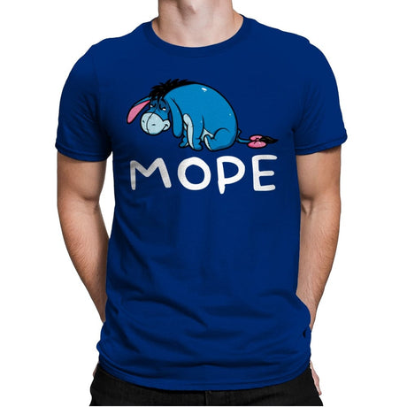 Mope - Mens Premium T-Shirts RIPT Apparel Small / Royal