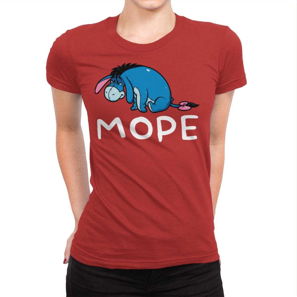 Mope - Womens Premium T-Shirts RIPT Apparel Small / Red