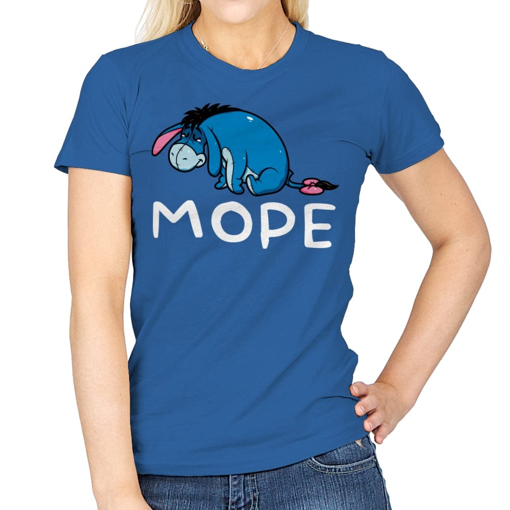 Mope - Womens T-Shirts RIPT Apparel Small / Royal