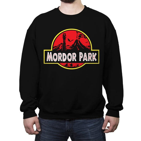 Mordor Park - Crew Neck Sweatshirt Crew Neck Sweatshirt RIPT Apparel Small / Black