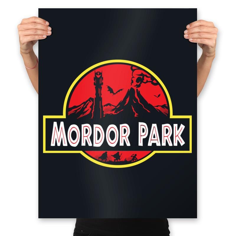 Mordor Park - Prints Posters RIPT Apparel 18x24 / Black