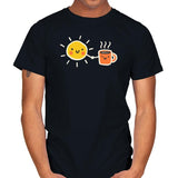 Morning Lovers - Mens T-Shirts RIPT Apparel Small / Black