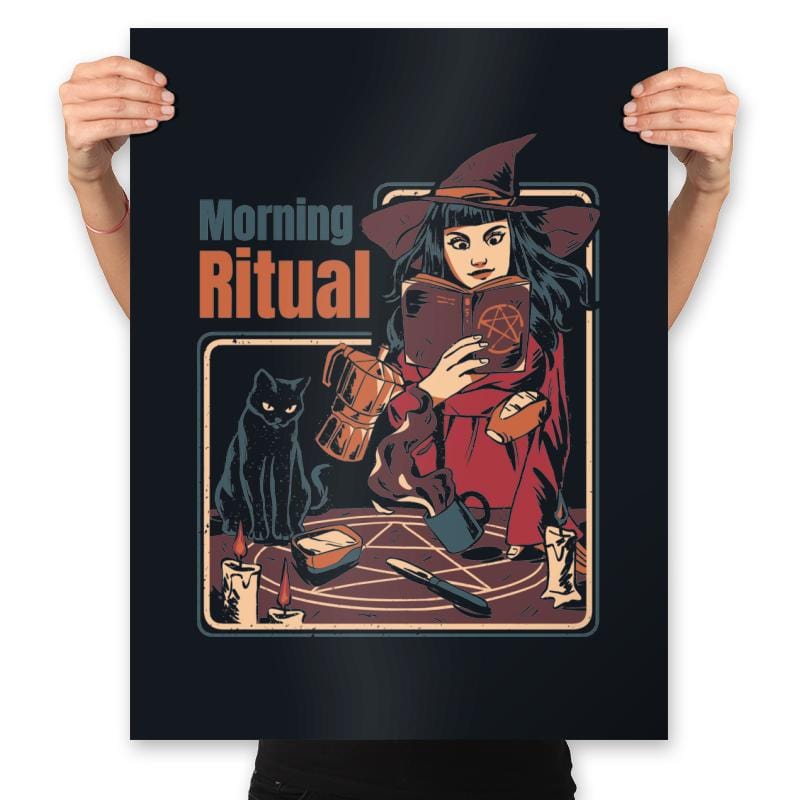 Morning Ritual - Prints Posters RIPT Apparel 18x24 / Black