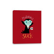 Mornings Suck - Canvas Wraps Canvas Wraps RIPT Apparel 8x10 / Red