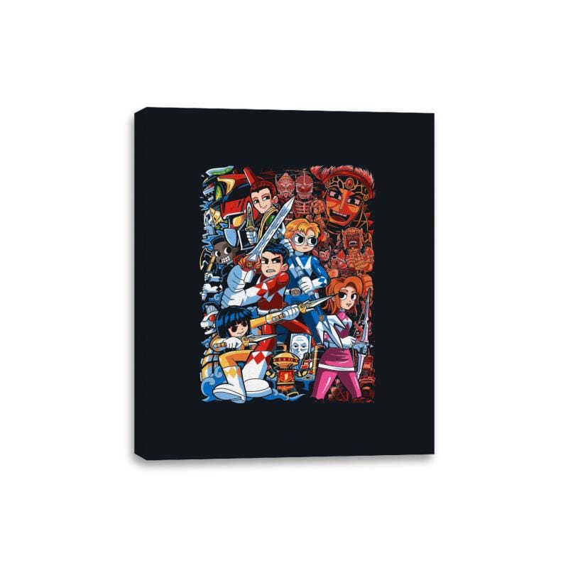 Morphin Pilgrim - Canvas Wraps Canvas Wraps RIPT Apparel 8x10 / Black