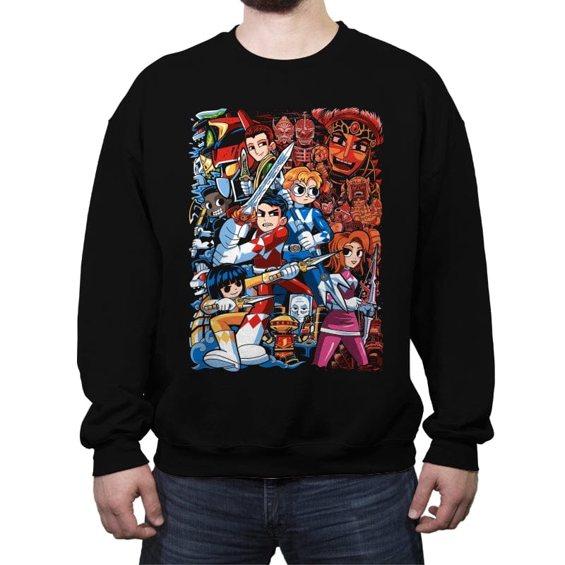 Morphin Pilgrim - Crew Neck Sweatshirt Crew Neck Sweatshirt RIPT Apparel Small / Black