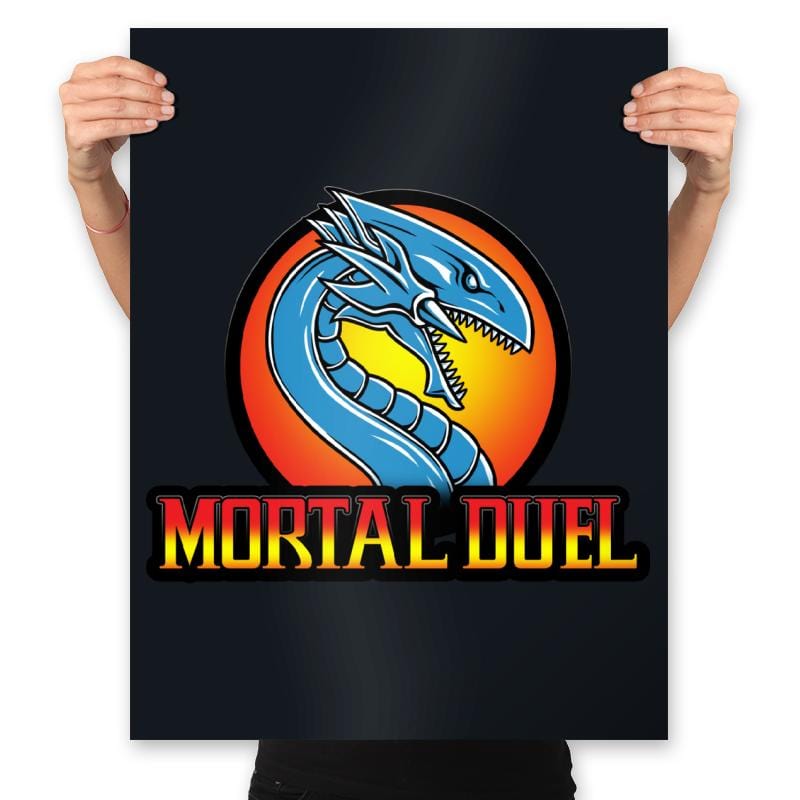 Mortal Duel - Prints Posters RIPT Apparel 18x24 / Black