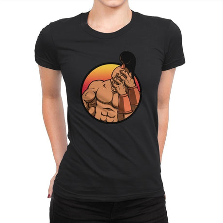 Mortal Facepalm - Womens Premium T-Shirts RIPT Apparel Small / Black