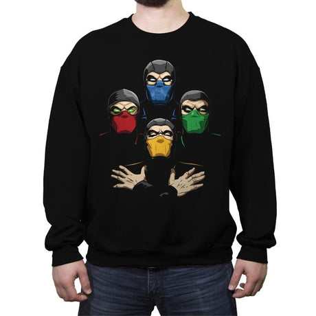 Mortal Rhapsody - Crew Neck Sweatshirt Crew Neck Sweatshirt RIPT Apparel Small / Black