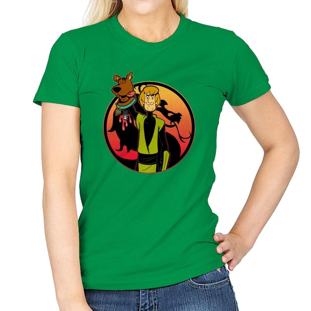 Mortal Shaggy - Womens T-Shirts RIPT Apparel Small / Irish Green