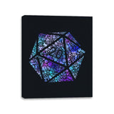 Mosaic D20 - Canvas Wraps Canvas Wraps RIPT Apparel 11x14 / Black