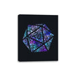 Mosaic D20 - Canvas Wraps Canvas Wraps RIPT Apparel 8x10 / Black