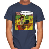 Moss is Fine - Mens T-Shirts RIPT Apparel Small / Navy