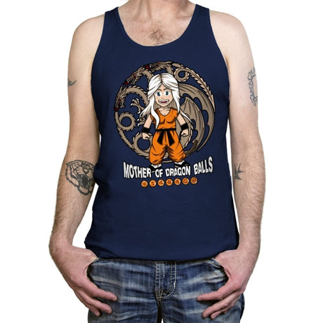 Mother of Dragon Balls - Tanktop Tanktop RIPT Apparel X-Small / Navy