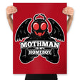 Mothman is my Homeboy - Prints Posters RIPT Apparel 18x24 / Red