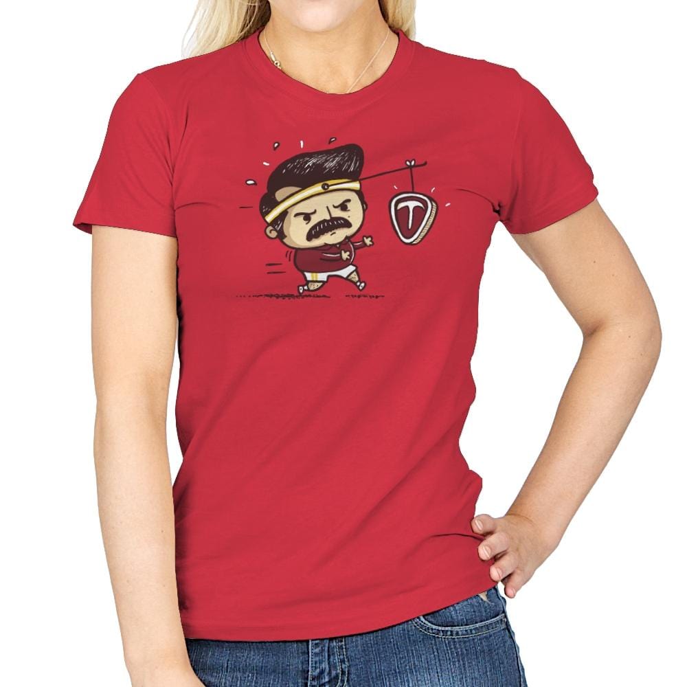 Motivation-Roning - Womens T-Shirts RIPT Apparel Small / Red