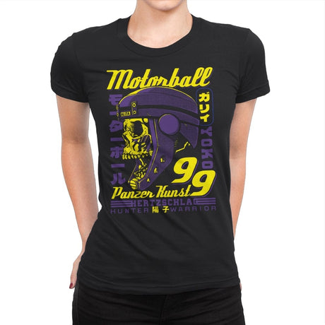 Motorball 99 - Womens Premium T-Shirts RIPT Apparel Small / Black