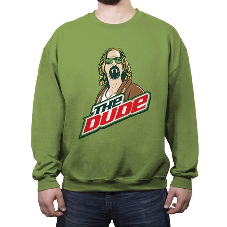 Mountain Dude - Crew Neck Sweatshirt Crew Neck Sweatshirt RIPT Apparel Small / Kiwi