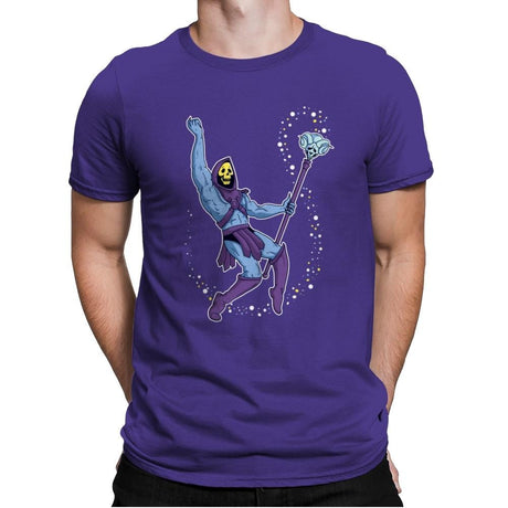 Moving The Skeleton - Mens Premium T-Shirts RIPT Apparel Small / Purple Rush