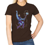 Moving The Skeleton - Womens T-Shirts RIPT Apparel Small / Dark Chocolate