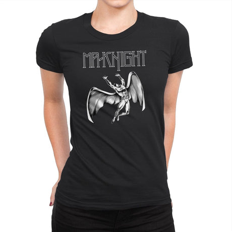 Mr Knight - Womens Premium T-Shirts RIPT Apparel Small / Black