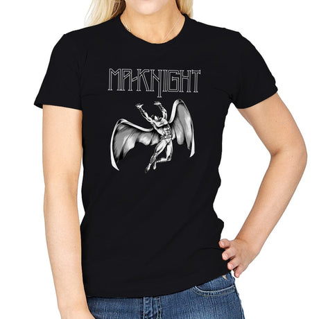 Mr Knight - Womens T-Shirts RIPT Apparel Small / Black