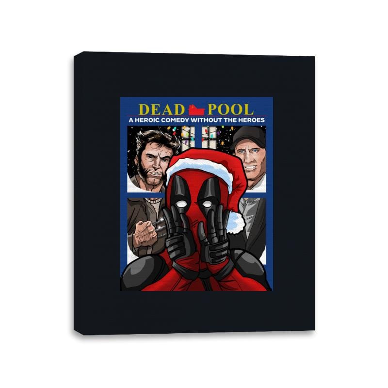 Mr Pool Alone - Canvas Wraps Canvas Wraps RIPT Apparel 11x14 / Black