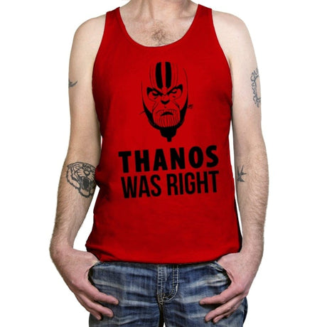 Mr Right - Best Seller - Tanktop Tanktop RIPT Apparel X-Small / Red