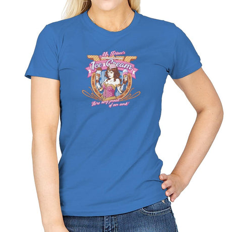 Ms. Prince's Ice Cream Exclusive - Womens T-Shirts RIPT Apparel Small / Iris