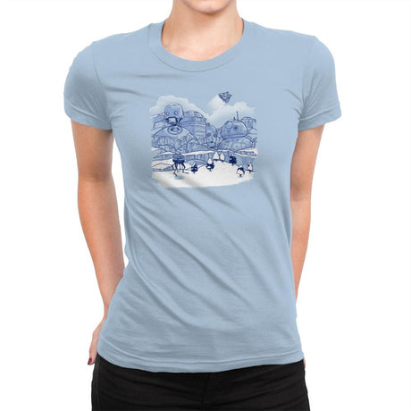 Mt. Droidmore Exclusive - Womens Premium T-Shirts RIPT Apparel Small / Cancun