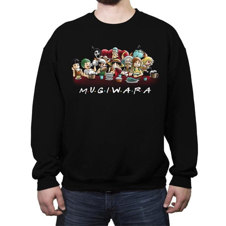 MUGIWARA - Crew Neck Sweatshirt Crew Neck Sweatshirt RIPT Apparel Small / Black