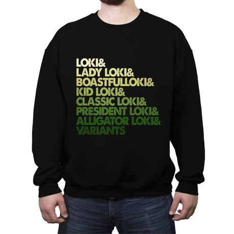 Multi Loki - Crew Neck Sweatshirt Crew Neck Sweatshirt RIPT Apparel Small / Black