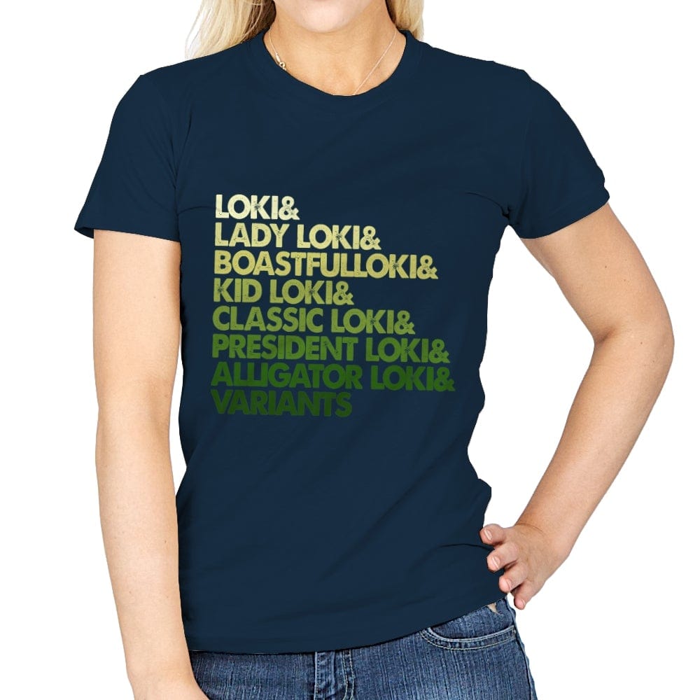 Multi Loki - Womens T-Shirts RIPT Apparel Small / Navy