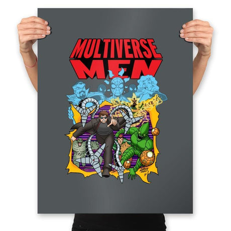 Multiverse Men - Prints Posters RIPT Apparel 18x24 / Charcoal