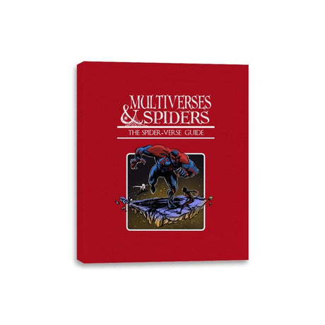 Multiverses & Spiders - Canvas Wraps Canvas Wraps RIPT Apparel 8x10 / Red