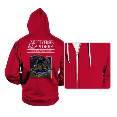 Multiverses & Spiders - Hoodies Hoodies RIPT Apparel Small / Red