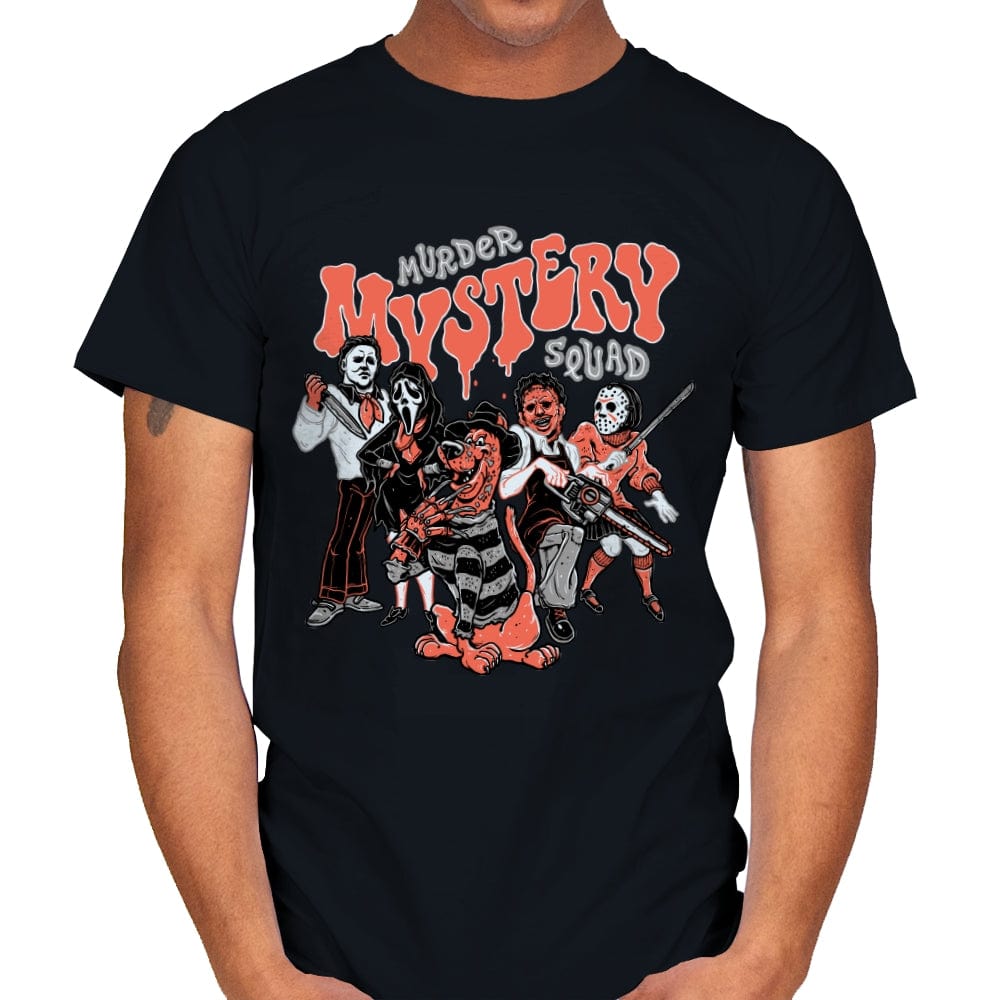 Murder Mystery Squad - Mens T-Shirts RIPT Apparel Small / Black