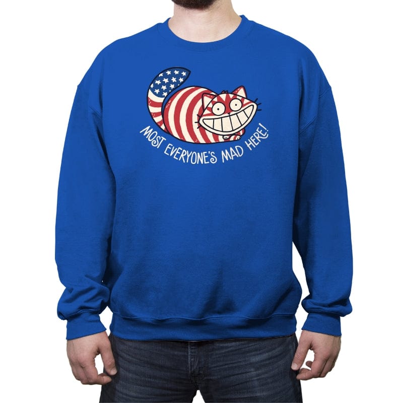 Muricat - Crew Neck Sweatshirt Crew Neck Sweatshirt RIPT Apparel Small / Royal