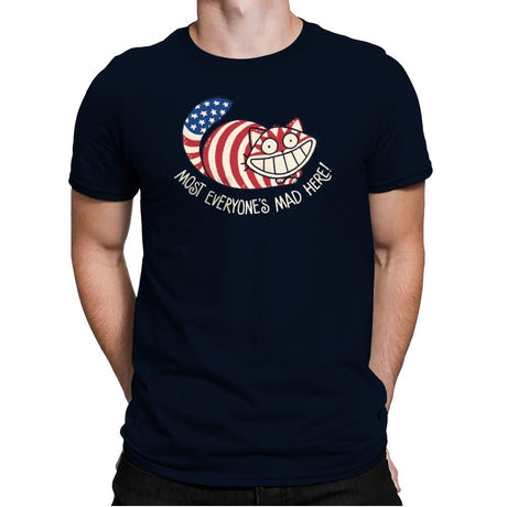 Muricat - Mens Premium T-Shirts RIPT Apparel Small / Midnight Navy